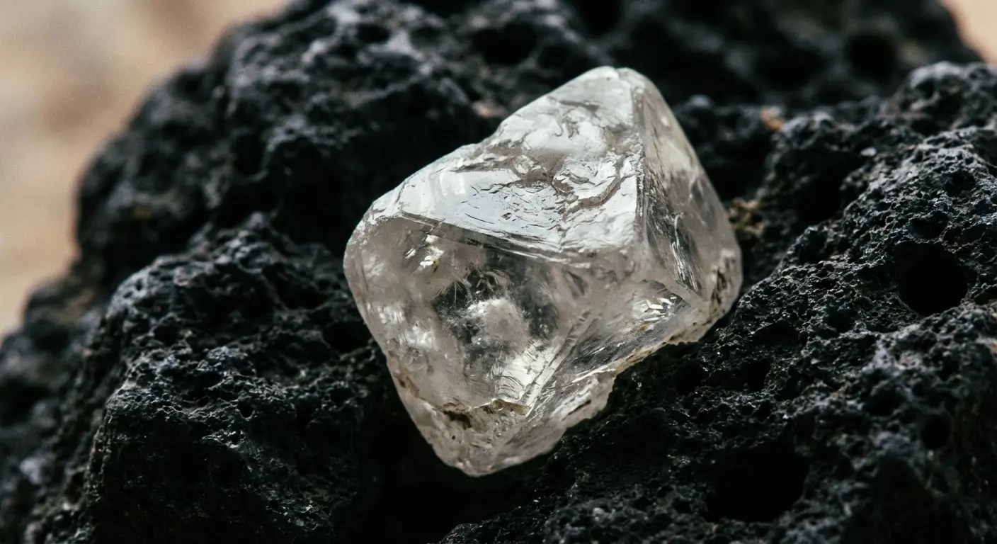 Diamond tattoo design on arm with geometric patterns