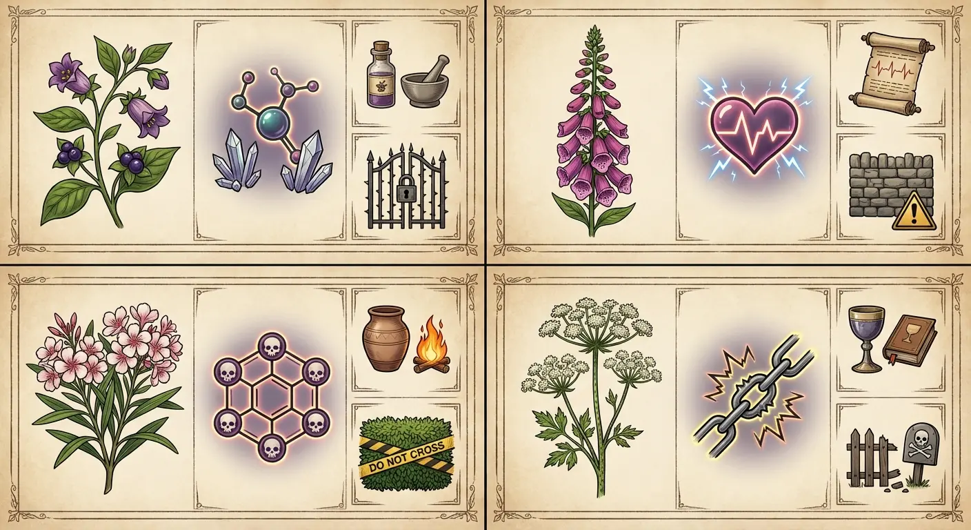 The poisonous flowers collection (handle with care)