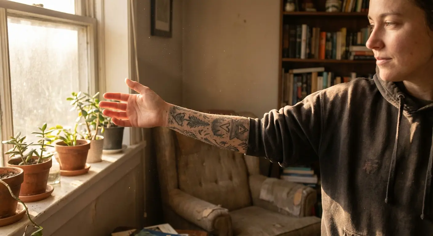 Life-affirming death moth tattoo placement