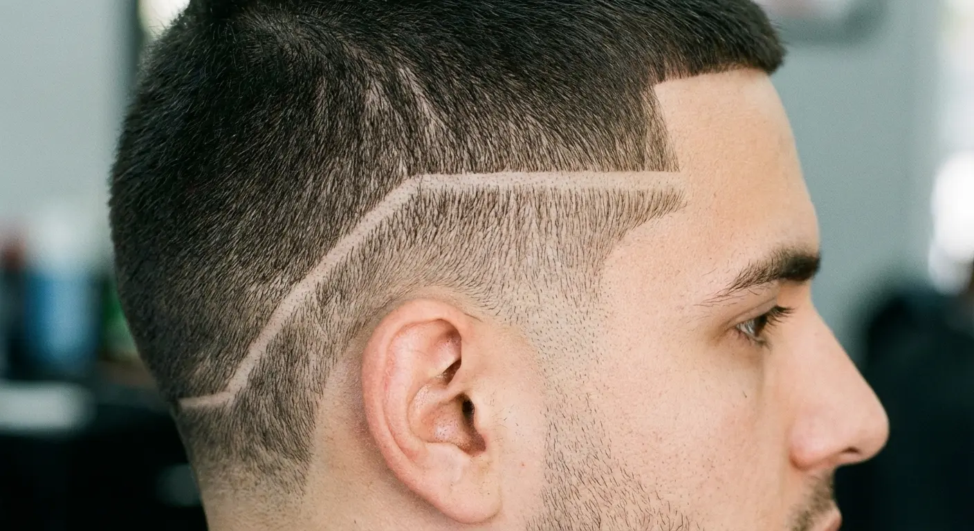 What a geometric fade line actually looks like