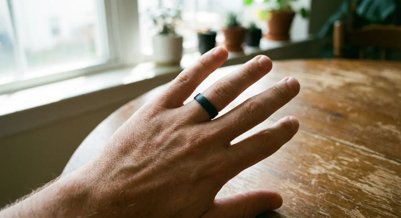 Ring replacement tattoo on finger