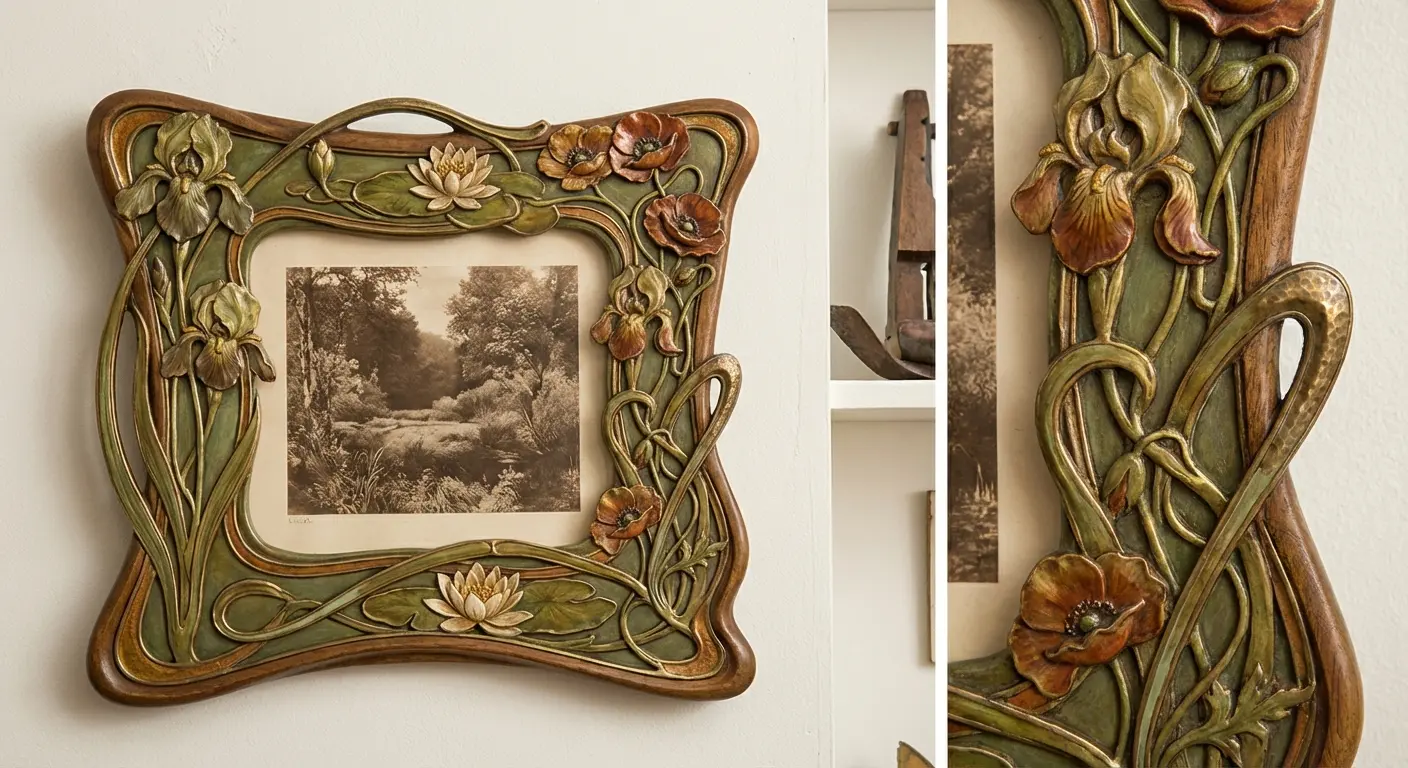 Neo-traditional valkyrie with Art Nouveau elements