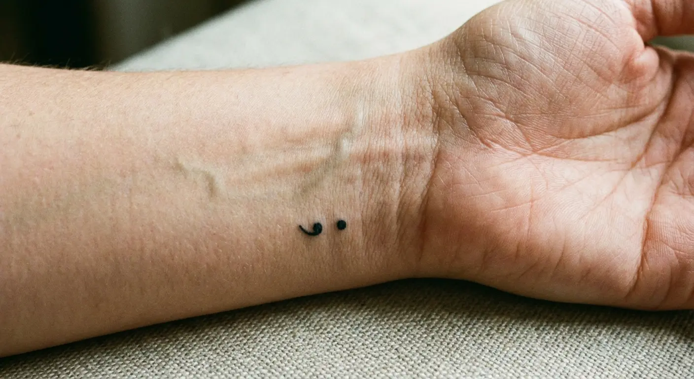 Evolved semicolon design variation
