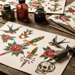 traditional tattoo flash