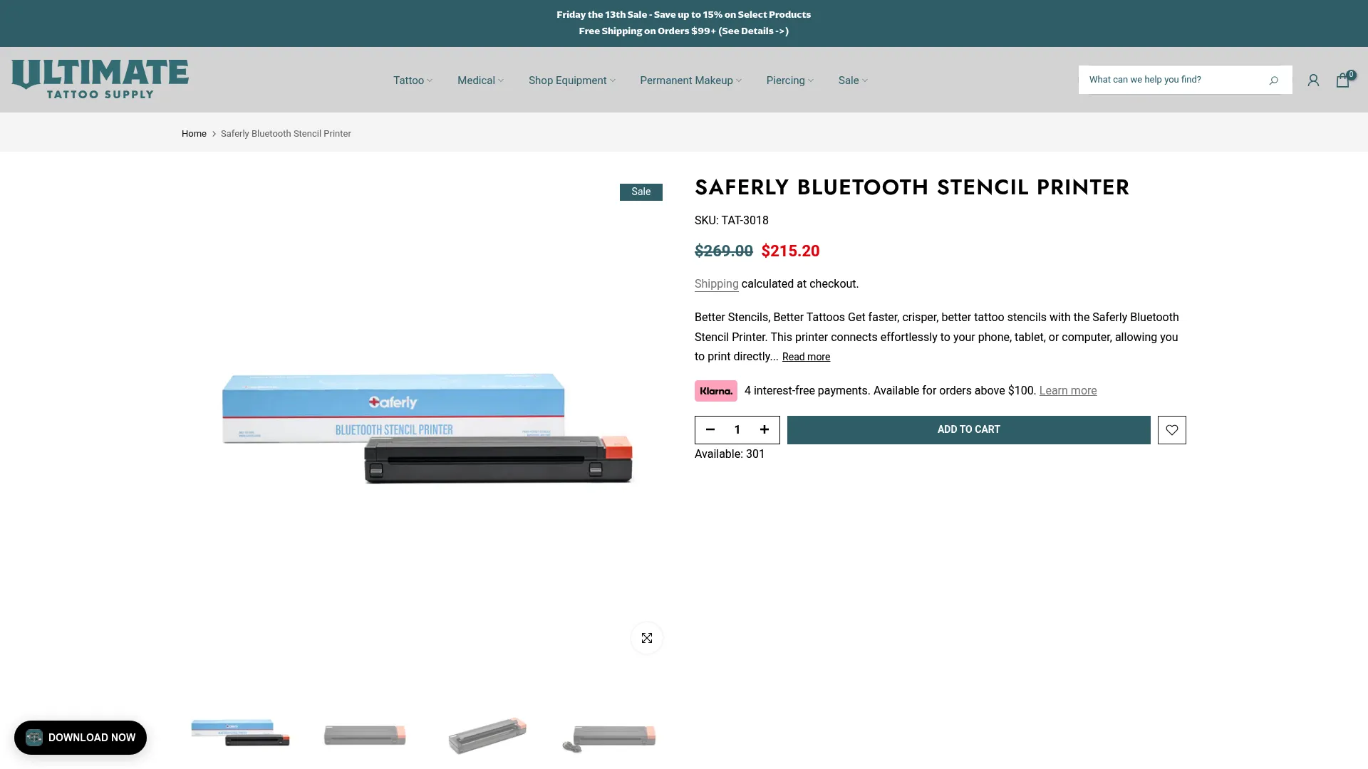 Saferly Bluetooth Stencil Printer with 3D Preview