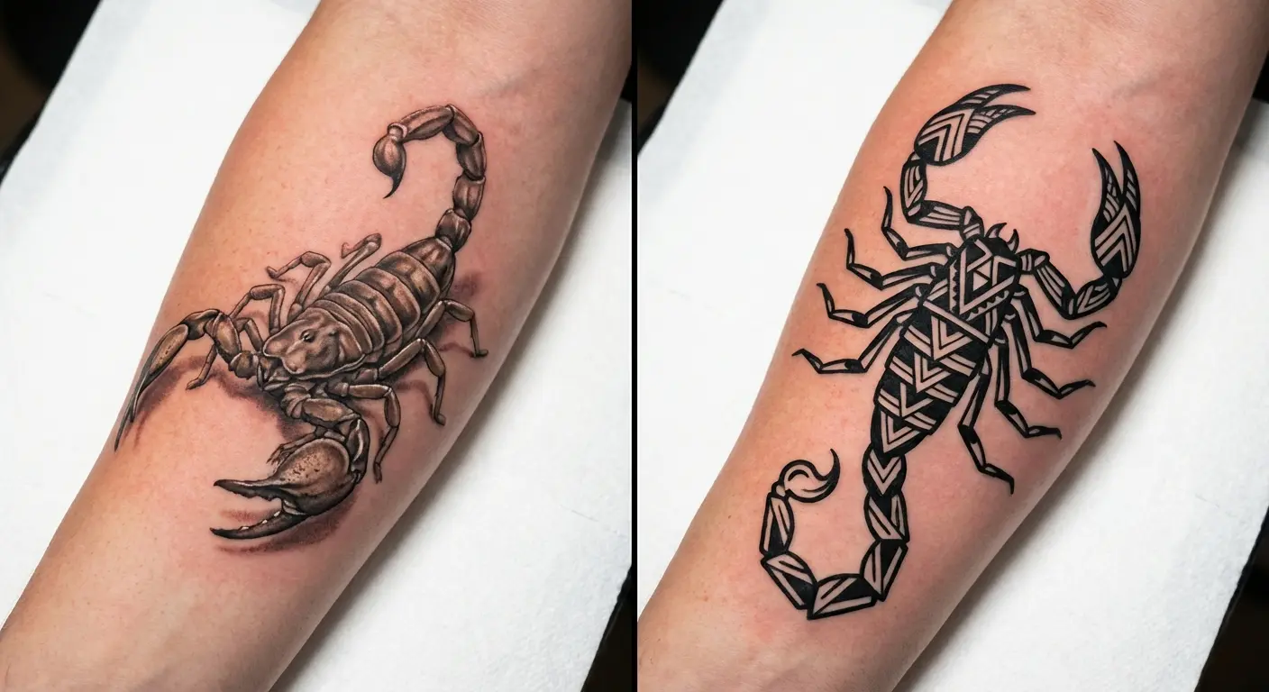 Scorpion claw position variations