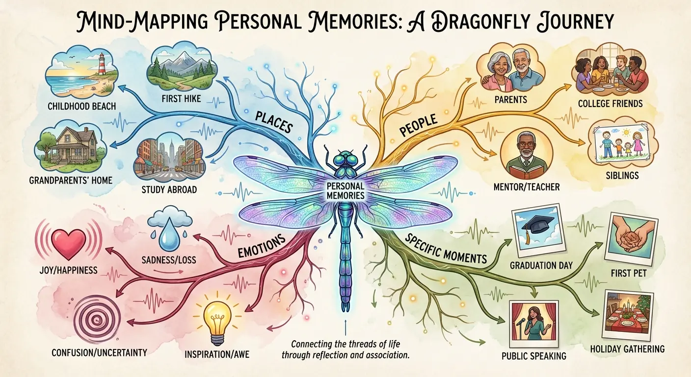 Dragonfly in natural habitat near water