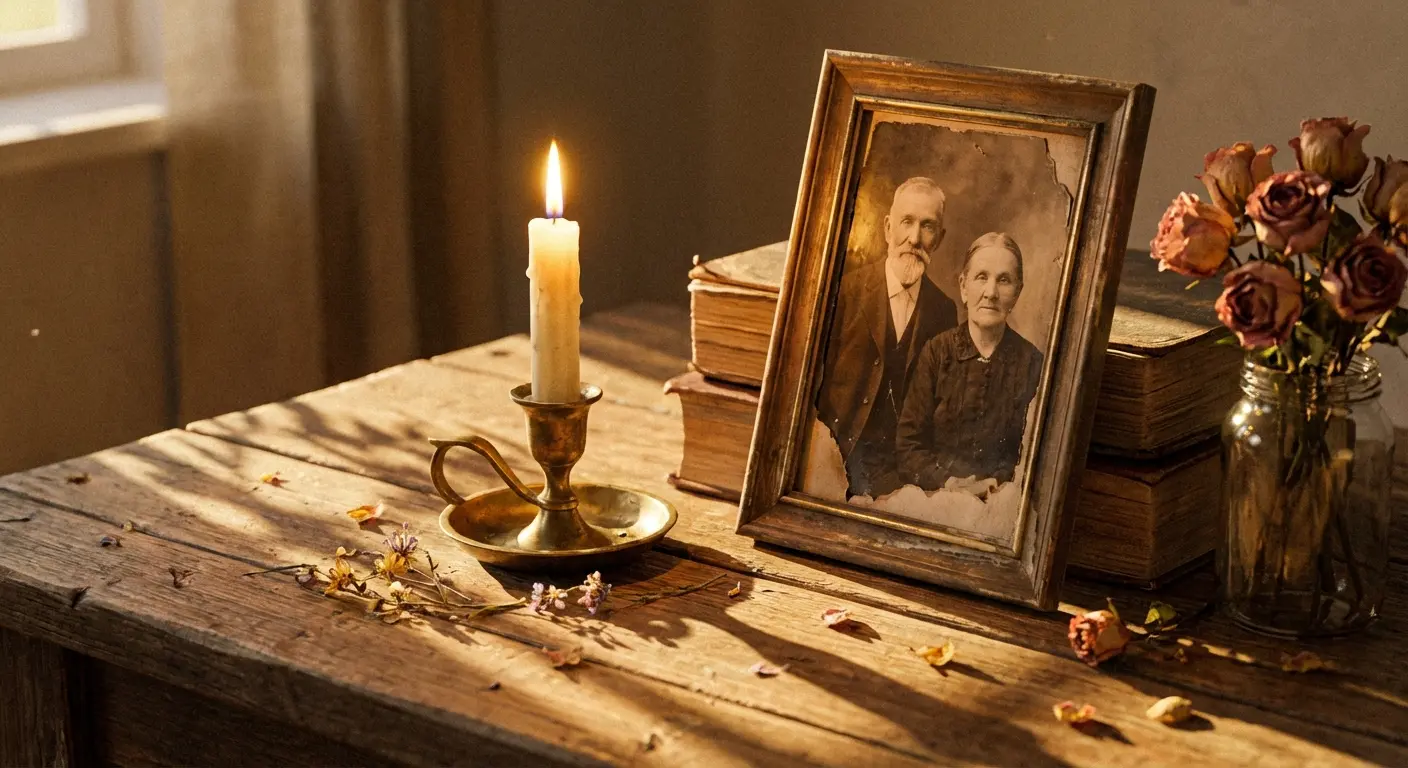 Memorial portrait tattoo of Lorna Mae Smith