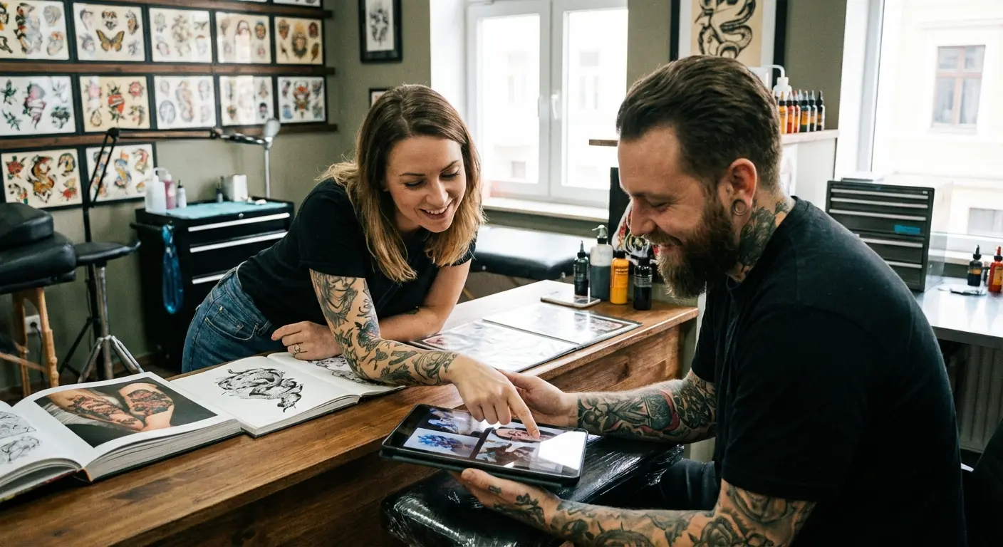 AI generated tattoo design concepts