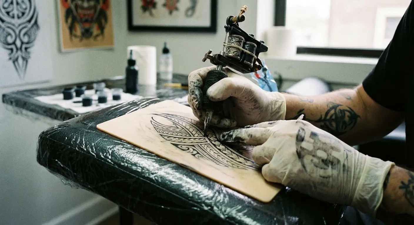 Mike Tyson's iconic tribal face tattoo