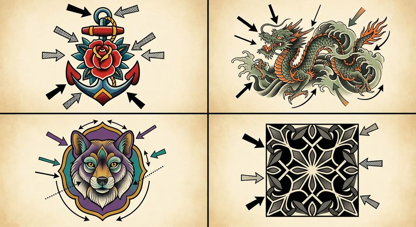 Sacred heart and clipper ship flash