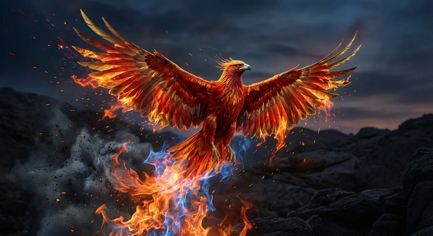 Phoenix rising faith transformation tattoo