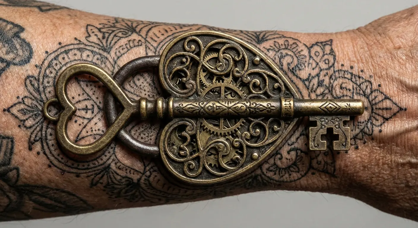 Lock and key heart that actually looks good