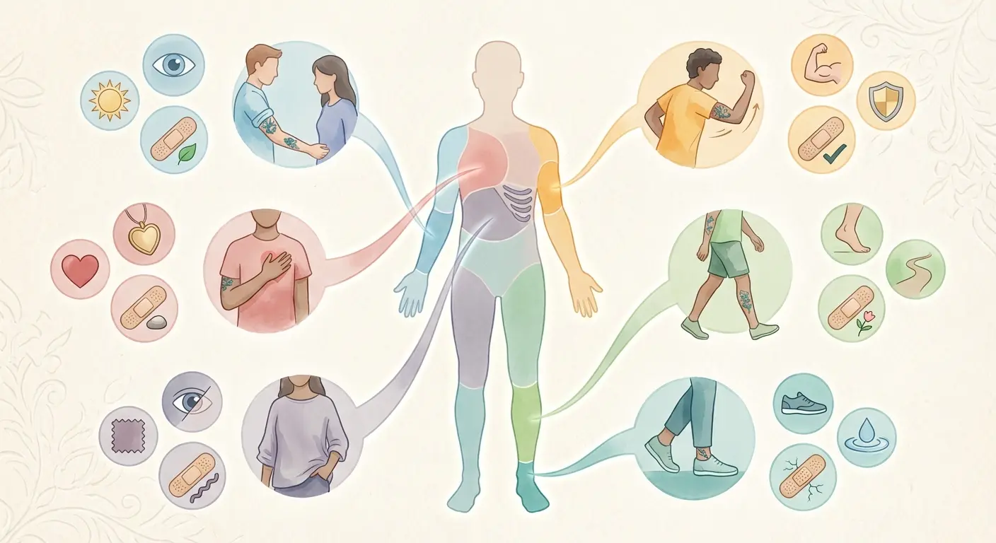 In loving memory memorial tattoo design