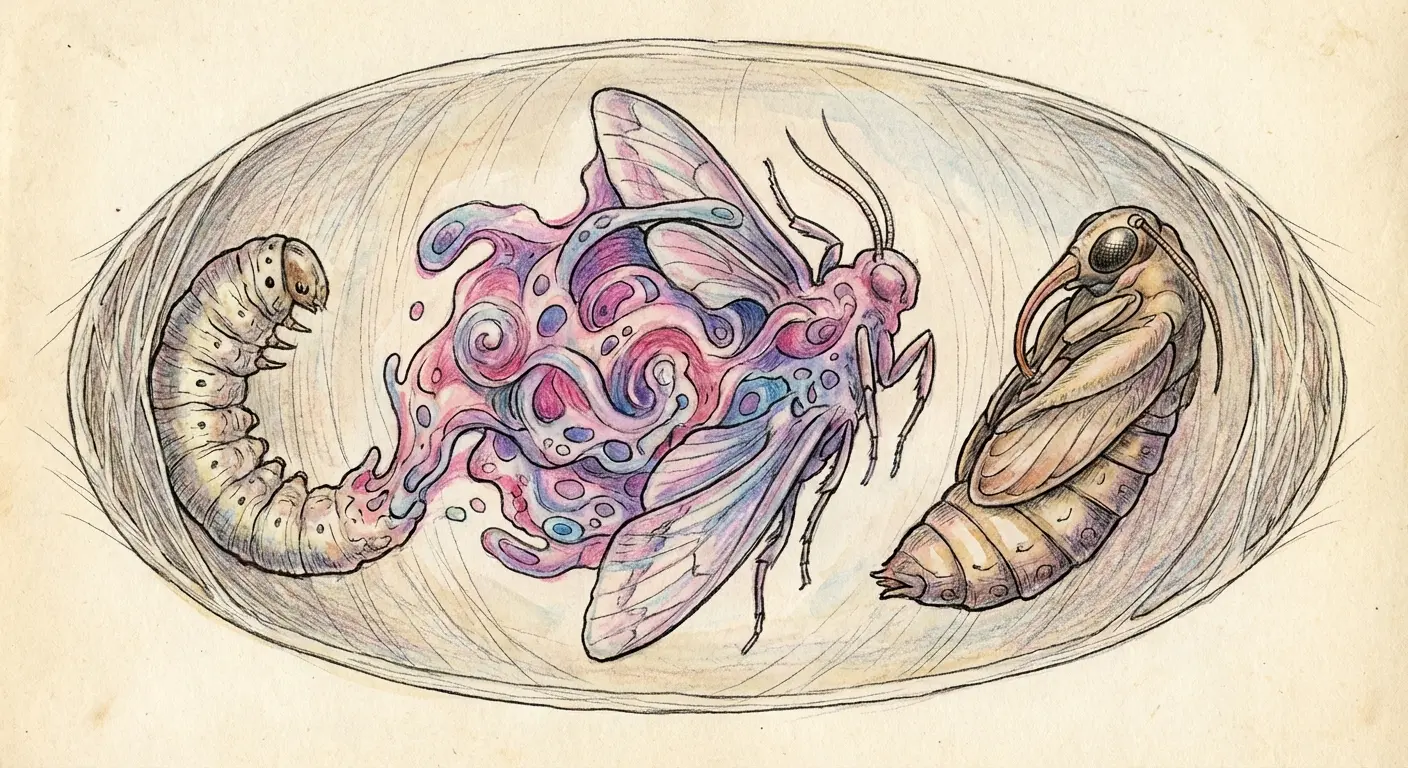 Death moth tattoo on arm showing transformation