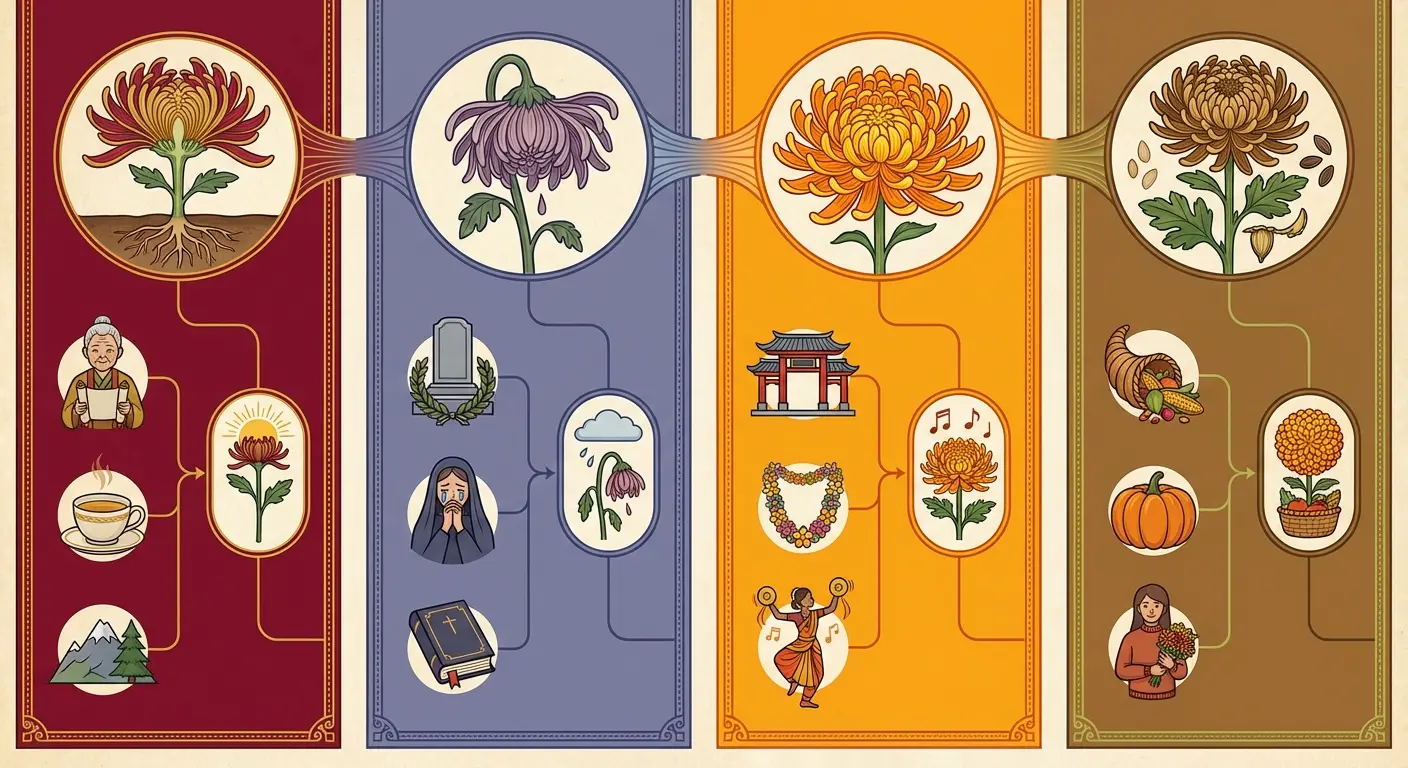 How different cultures see chrysanthemum tattoos (spoiler: very differently)