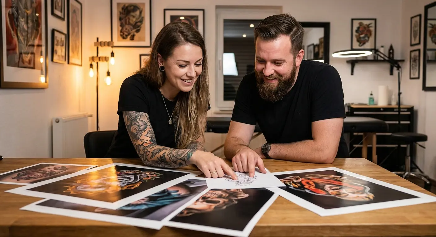 High-resolution tattoo design reference examples