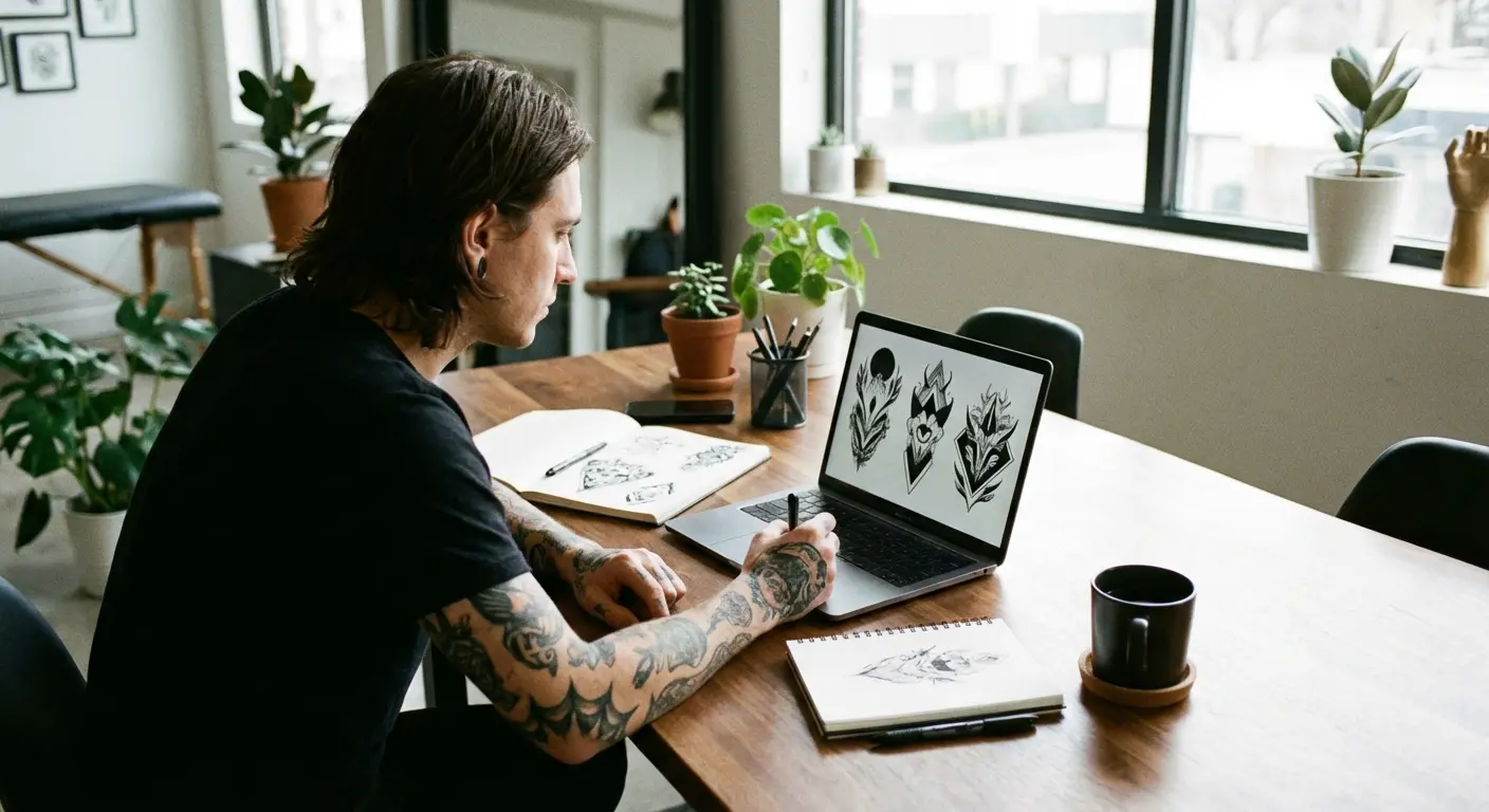 Digital tattoo design testing and visualization