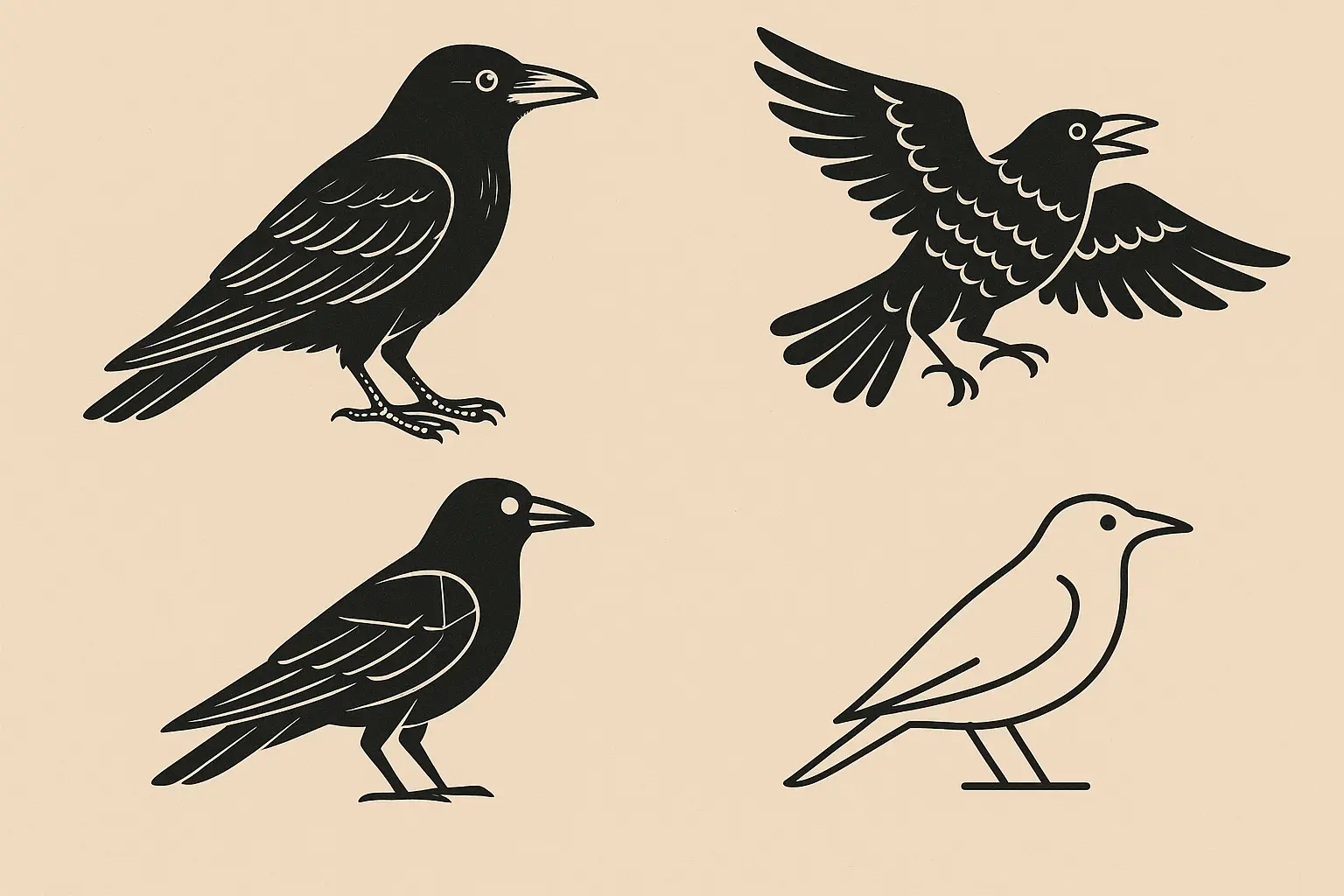 Custom crow tattoo design generator platform