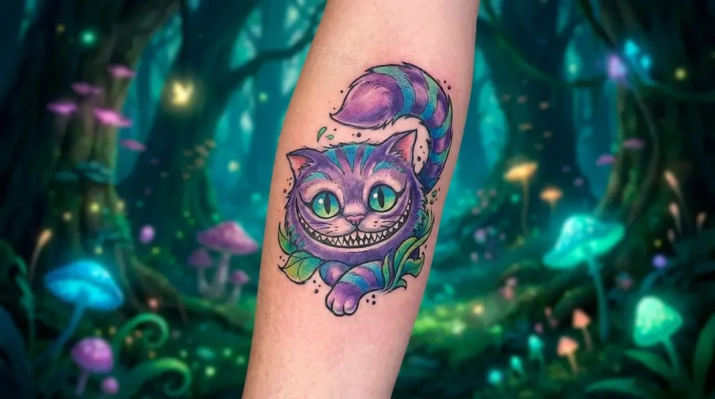 cheshire cat tattoo