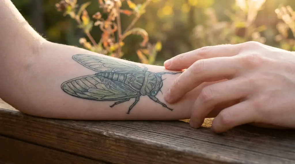 cicada tattoo