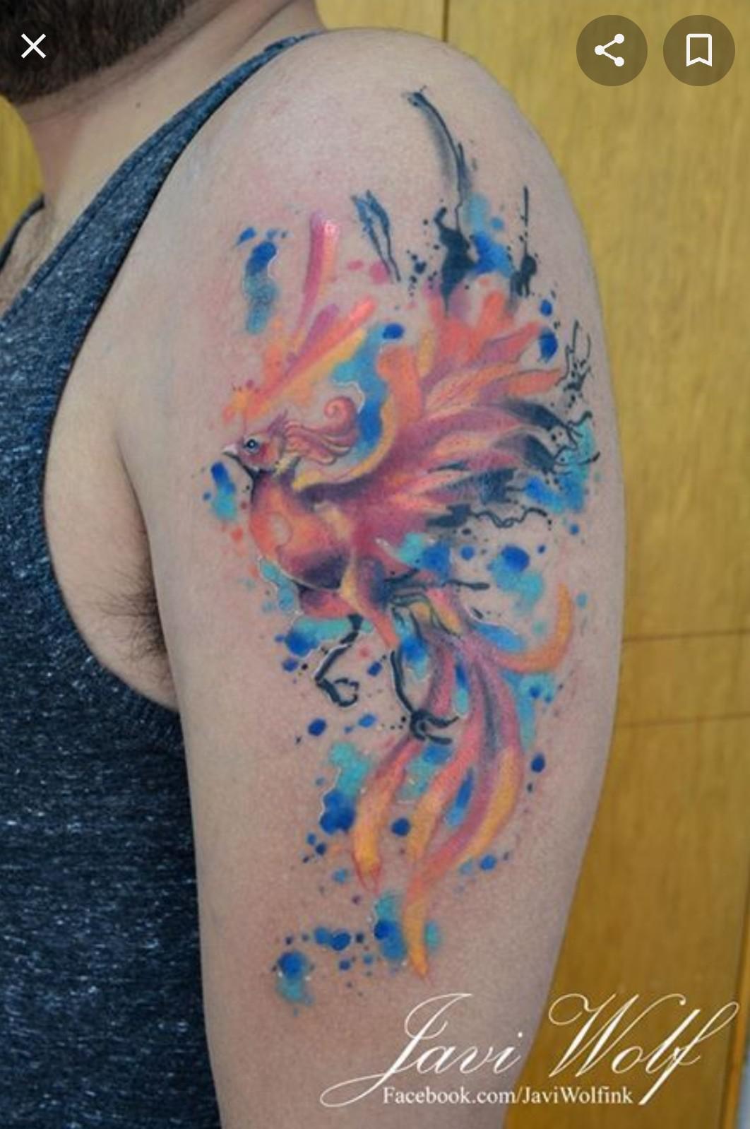 Survived brain surgery and promised myself I'd get a pheonix ...